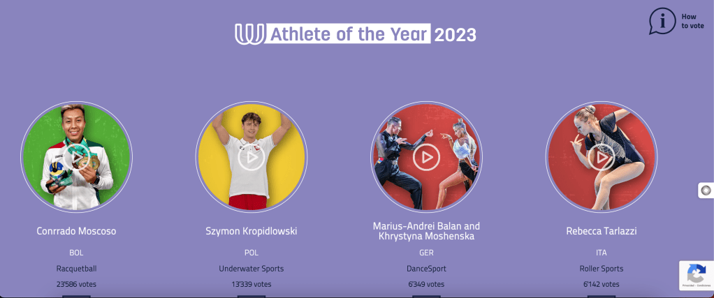 Carrera por el Premio Atleta del Año&nbsp;2023